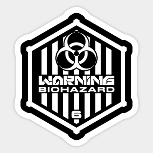 Warning: Biohazard Sticker